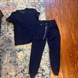 Figs Navy Blue Scrub Set (S/XS)
